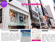 Tablet Screenshot of myeongdong-kr.com